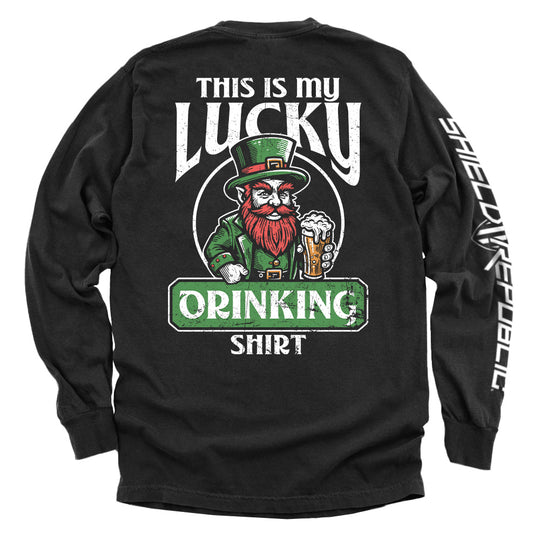 This Is My Lucky Drinking Shirts