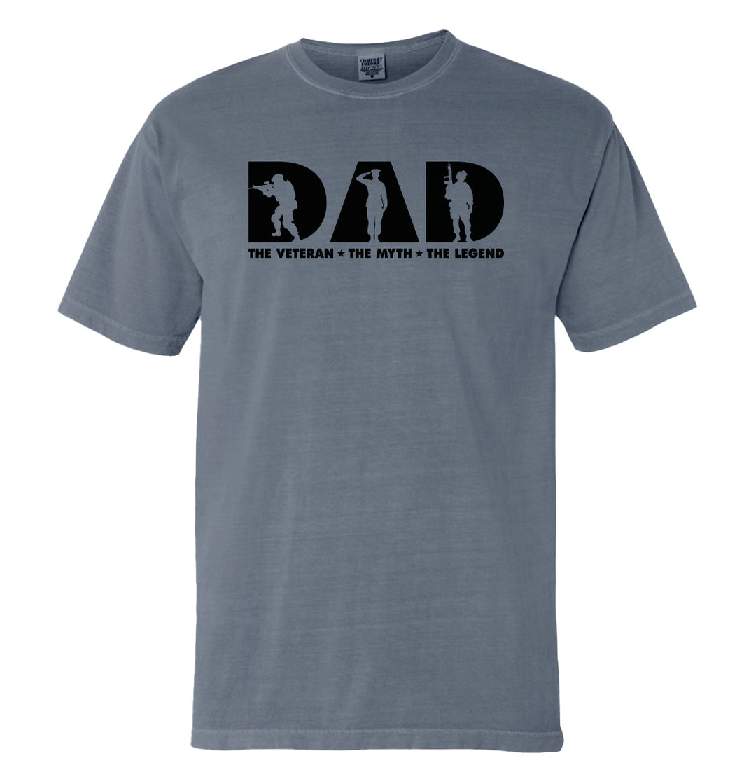 Dad The Veteran The Myth The Legend Shirts (front)