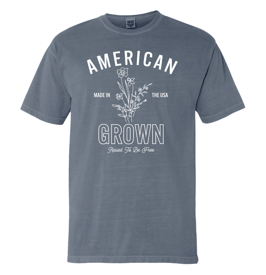 American Grown Raised To Be Free Shirts (front)