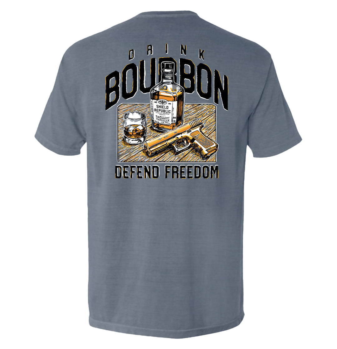 Drink Bourbon Defend Freedom Shirts