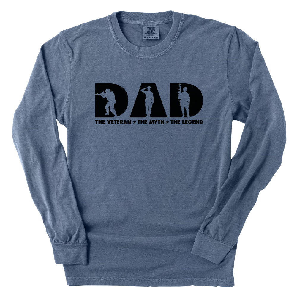 Dad The Veteran The Myth The Legend Shirts (front)