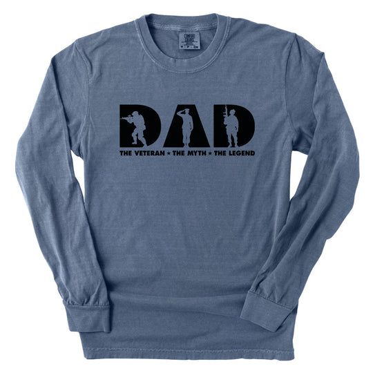 Dad The Veteran The Myth The Legend Shirts (front)