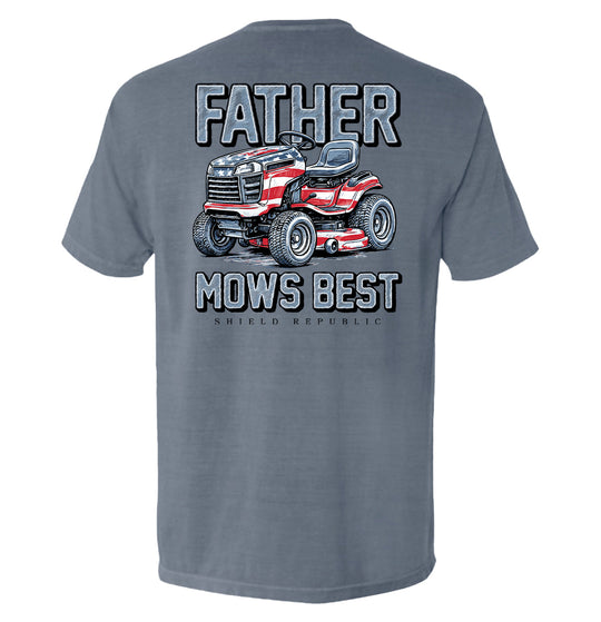Father Mows Best Stars and Stripes Shirts