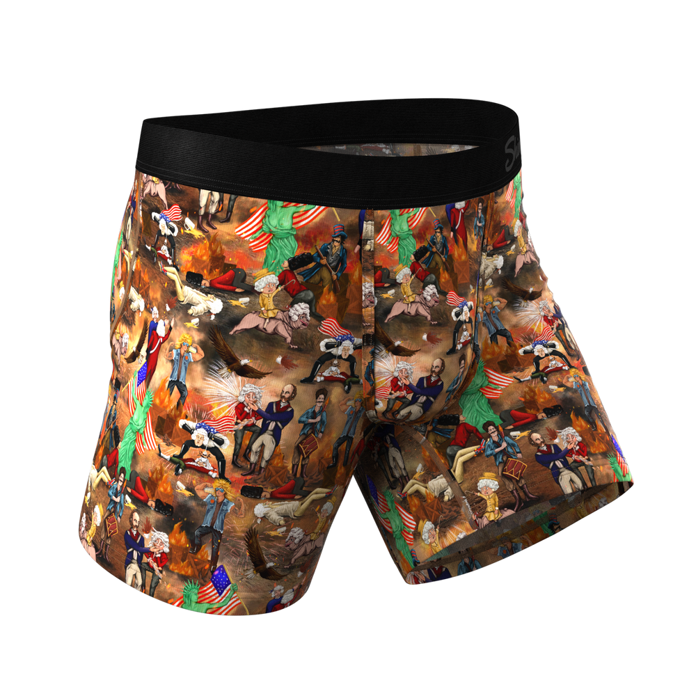 The Boston Tea Bag Party Patriotic Ball Hammock® Pouch Underwear