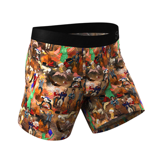 The Boston Tea Bag Party Patriotic Ball Hammock® Pouch Underwear