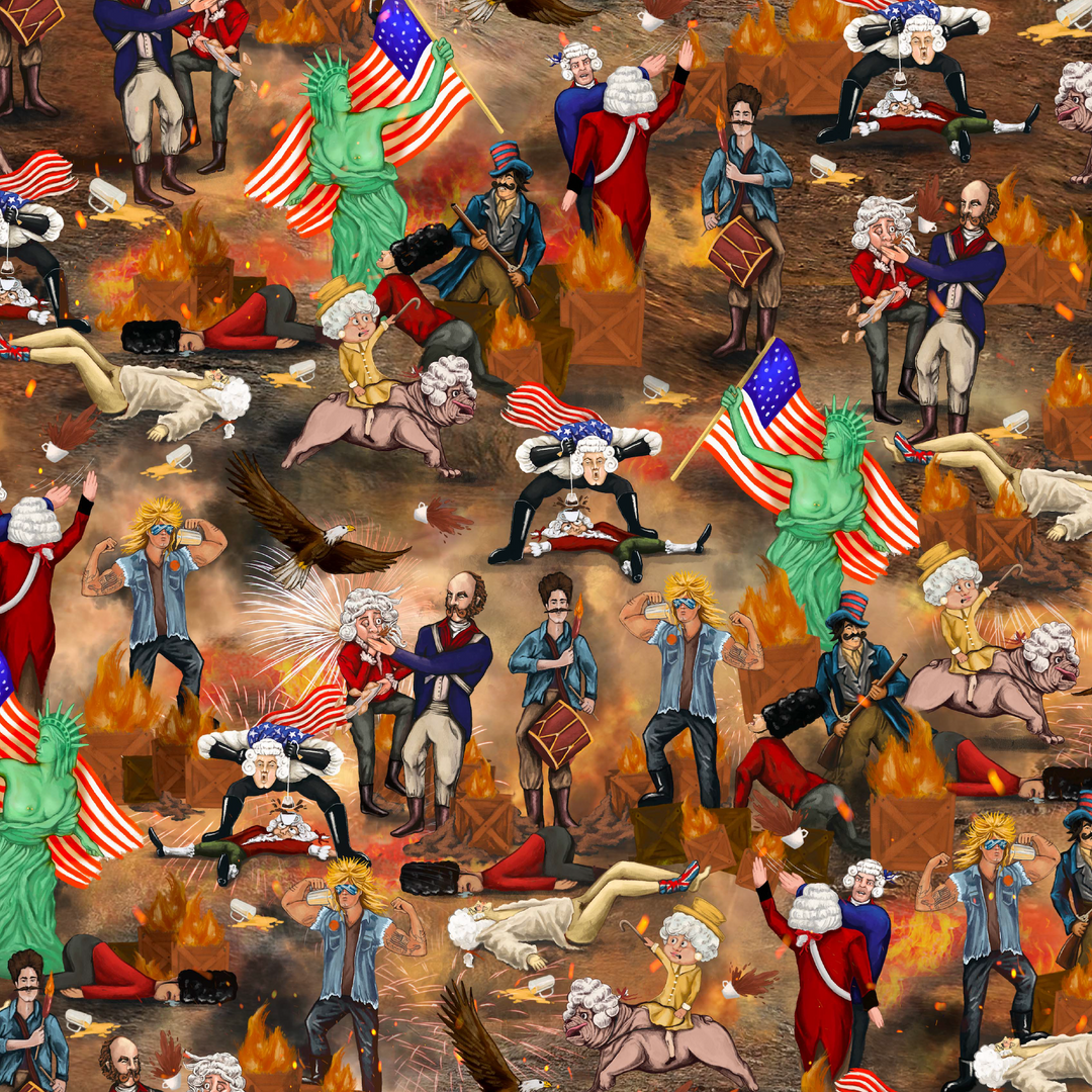 The Boston Tea Bag Party Patriotic Ball Hammock® Pouch Underwear