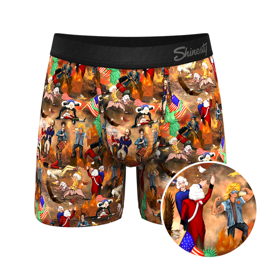 The Boston Tea Bag Party Patriotic Ball Hammock® Pouch Underwear