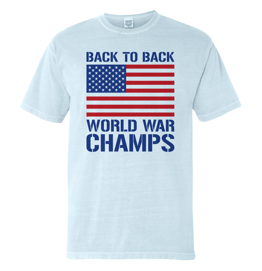 Back to Back World War Champs Shirts (front)