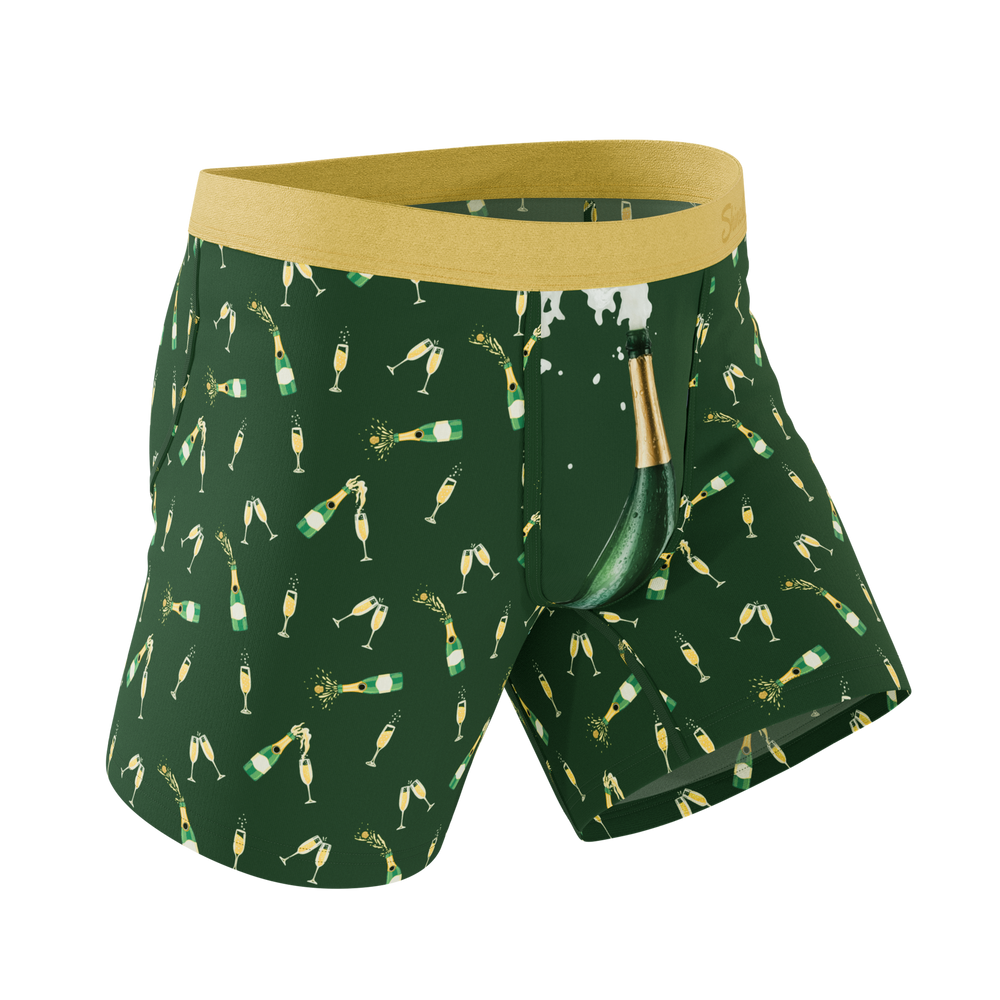 The Champagne Showers New Years Ball Hammock® Pouch Underwear
