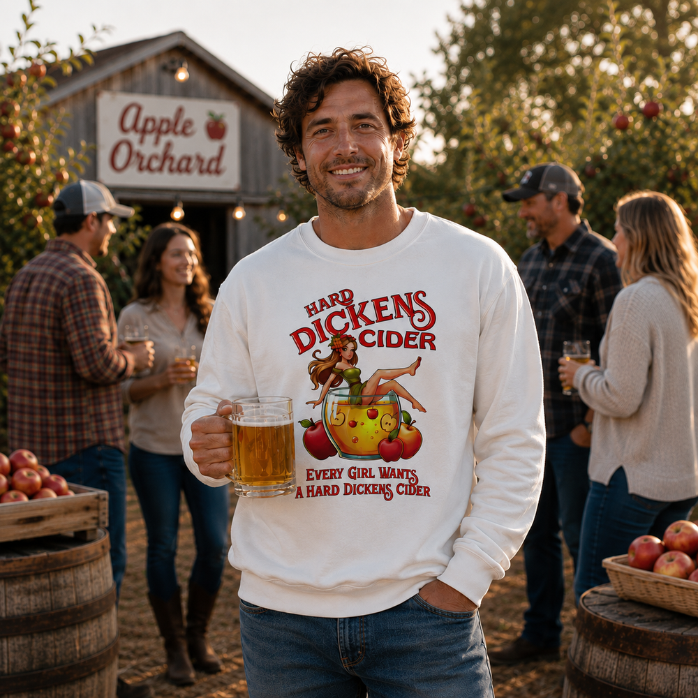 Hard Dickens Cider Crewneck Sweatshirt
