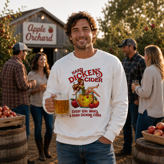 Hard Dickens Cider Crewneck Sweatshirt