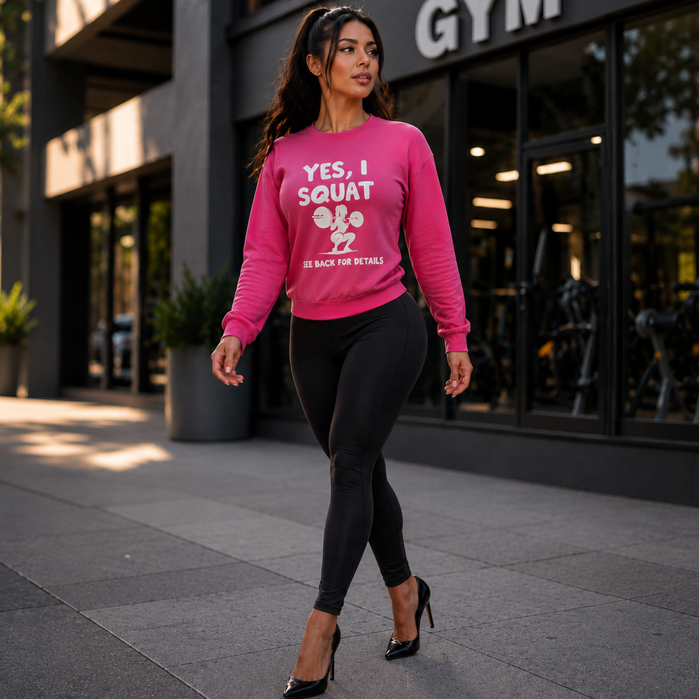Yes, I Squat Crewneck Sweatshirt