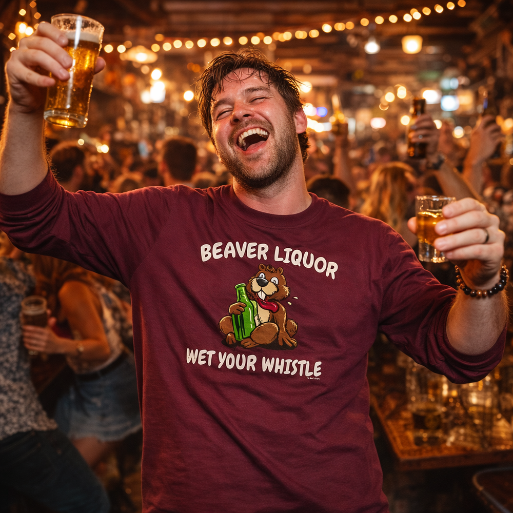 Beaver Liquor Long Sleeve Tee