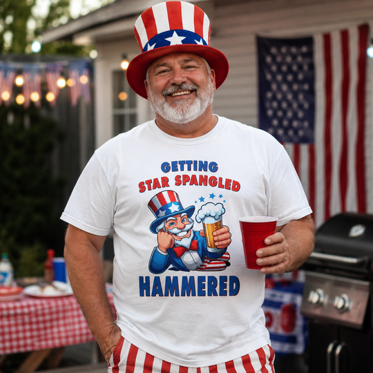 Star Spangled Hammered T-Shirt