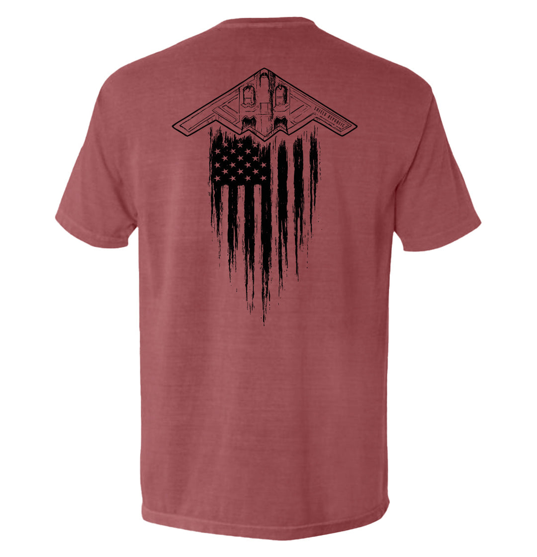 B2 Stealth Bomber Flag Shirts