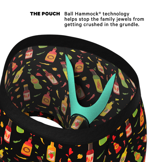 The Gotcha Sriracha Hot Sauce Ball Hammock® Pouch Underwear