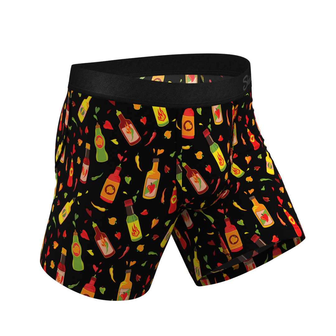 The Gotcha Sriracha Hot Sauce Ball Hammock® Pouch Underwear