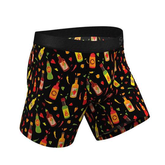 The Gotcha Sriracha Hot Sauce Ball Hammock® Pouch Underwear