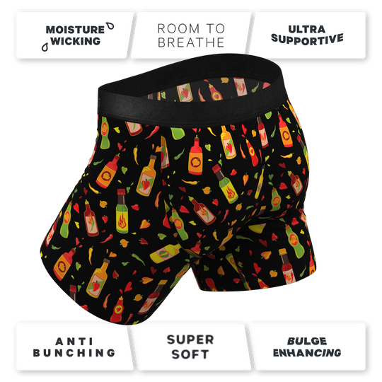 The Gotcha Sriracha Hot Sauce Ball Hammock® Pouch Underwear