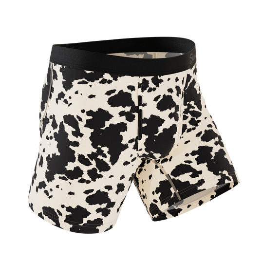 The Graze Escape Cow Hide Fringe Ball Hammock® Pouch Underwear