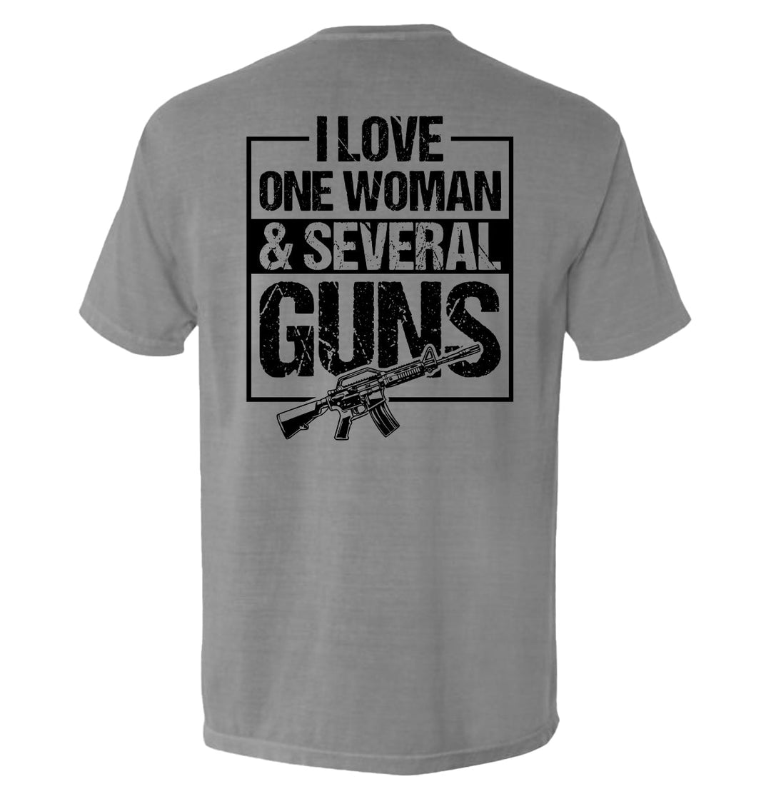 I Love One Woman & Several Guns Shirts