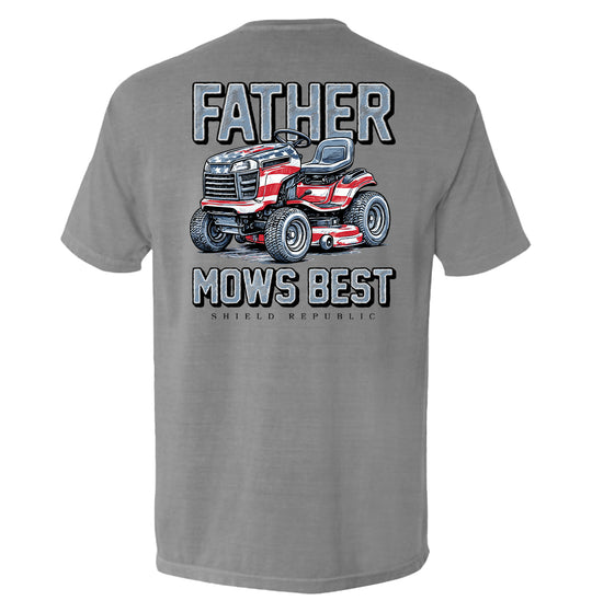 Father Mows Best Stars and Stripes Shirts