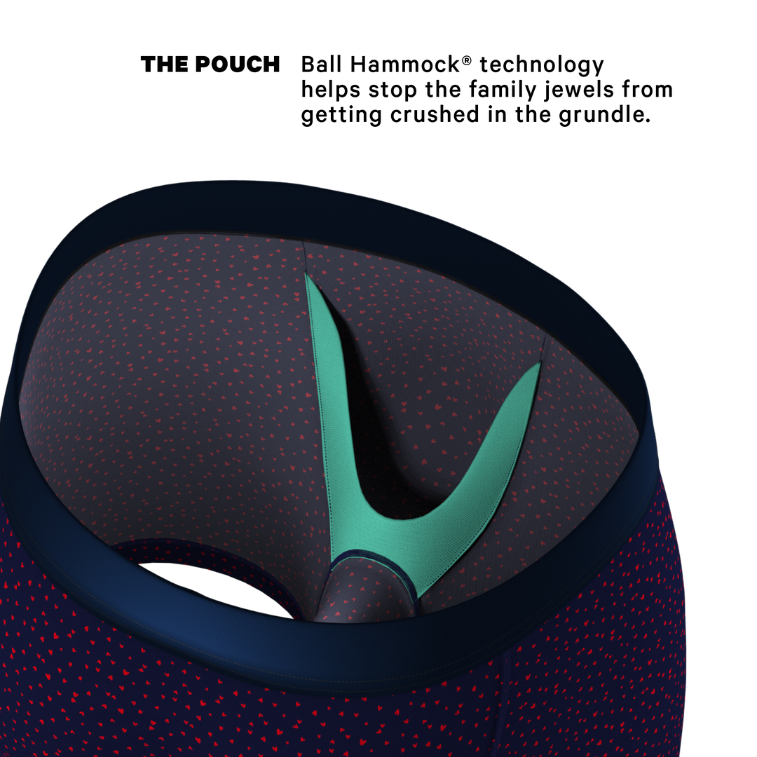 The Heartthrob Tiny Hearts Valentines Day Ball Hammock® Pouch Underwear