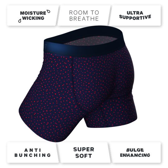 The Heartthrob Tiny Hearts Valentines Day Ball Hammock® Pouch Underwear