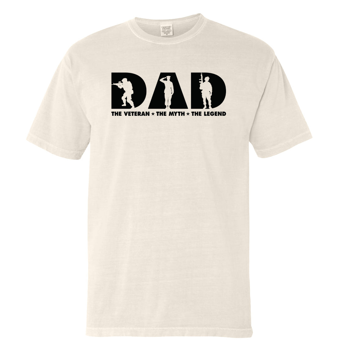 Dad The Veteran The Myth The Legend Shirts (front)