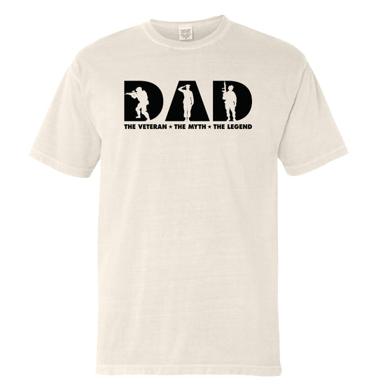 Dad The Veteran The Myth The Legend Shirts (front)