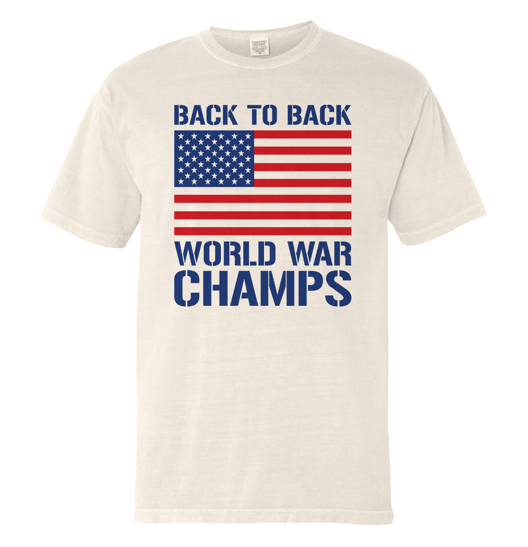 Back to Back World War Champs Shirts (front)