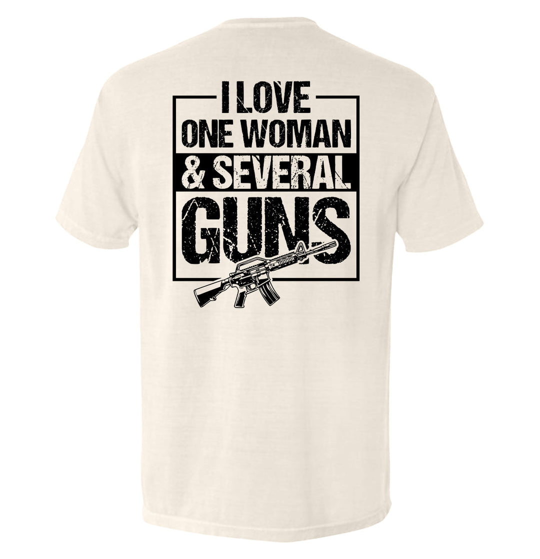 I Love One Woman & Several Guns Shirts
