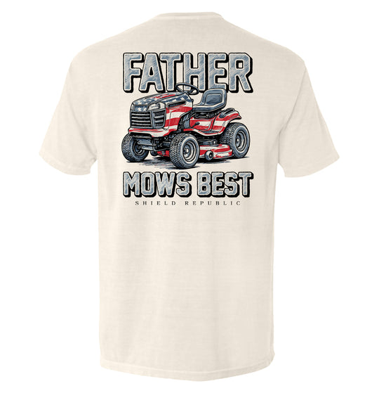 Father Mows Best Stars and Stripes Shirts