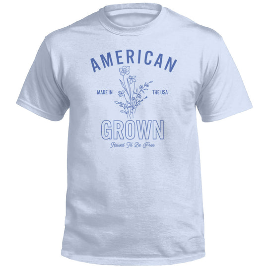 American Grown Raised To Be Free Shirts (front)