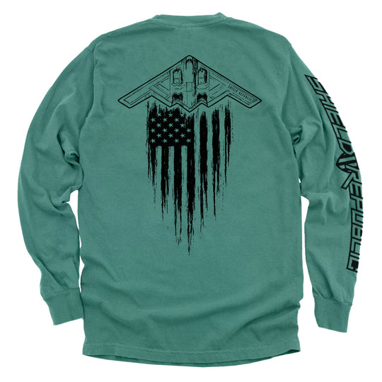 B2 Stealth Bomber Flag Shirts