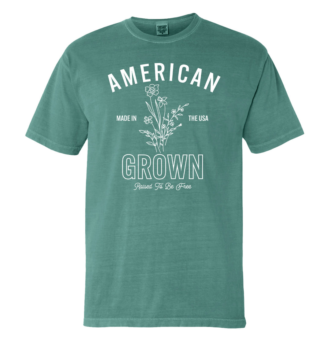 American Grown Raised To Be Free Shirts (front)