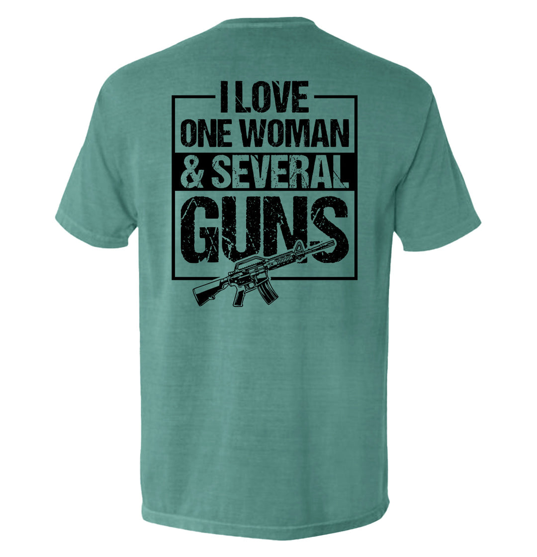 I Love One Woman & Several Guns Shirts