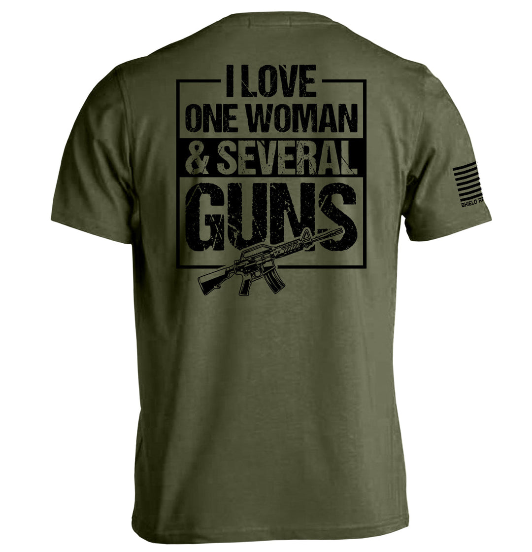I Love One Woman & Several Guns Shirts