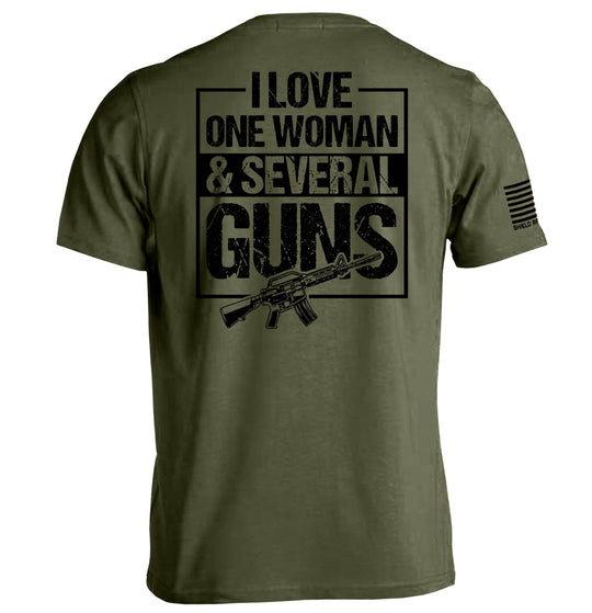 I Love One Woman & Several Guns Shirts