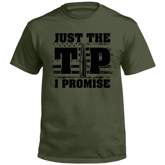 Just The Tip I Promise Flag (Front)