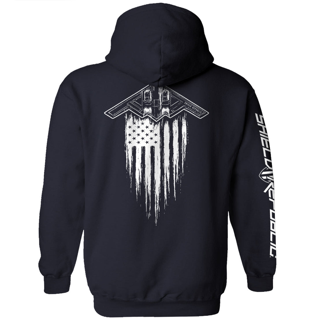 B2 Stealth Bomber Flag Shirts