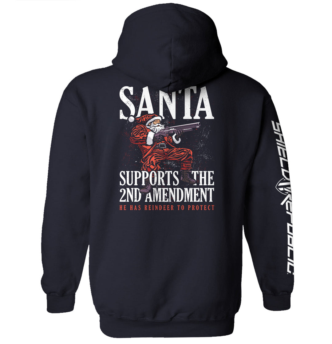 Santa Supports the 2nd Amendment Shirts