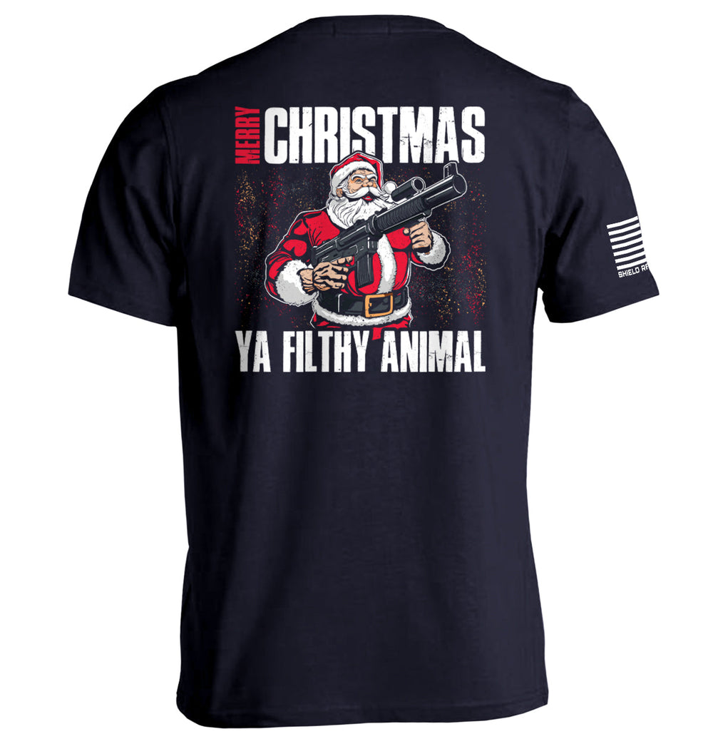 Merry Christmas you Filthy Animal Shirts