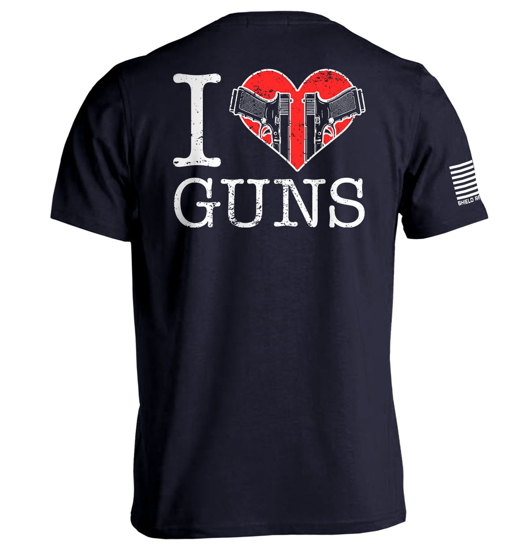I Love Guns Shirts
