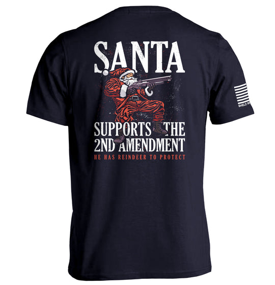 Santa Supports the 2nd Amendment Shirts