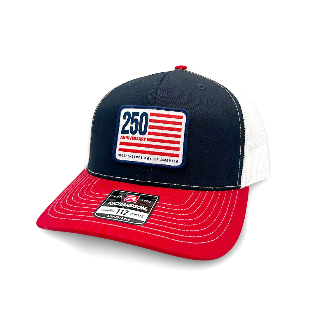250 Anniversary Flag Woven Patch Hat