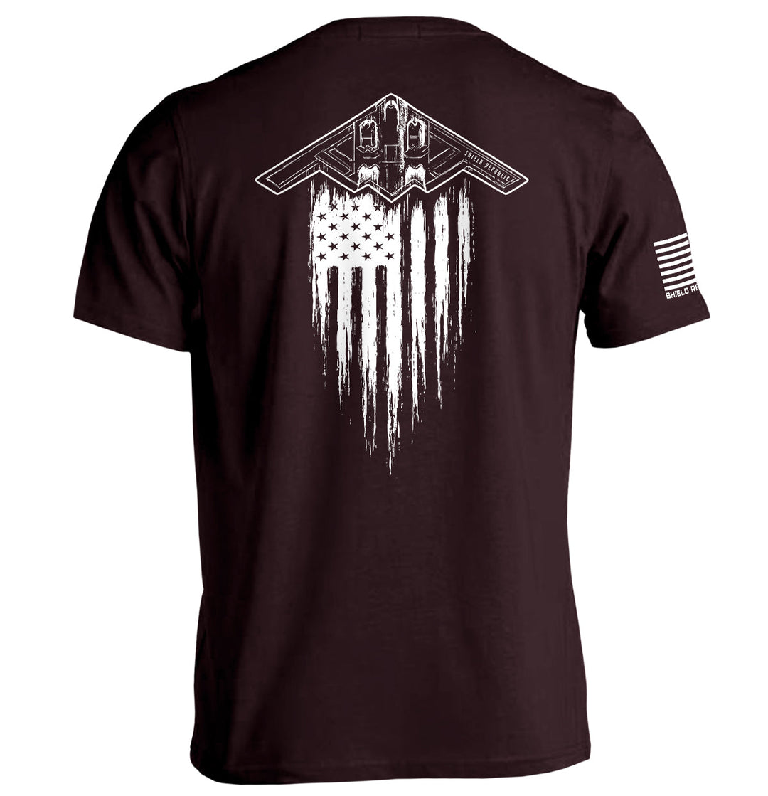 B2 Stealth Bomber Flag Shirts