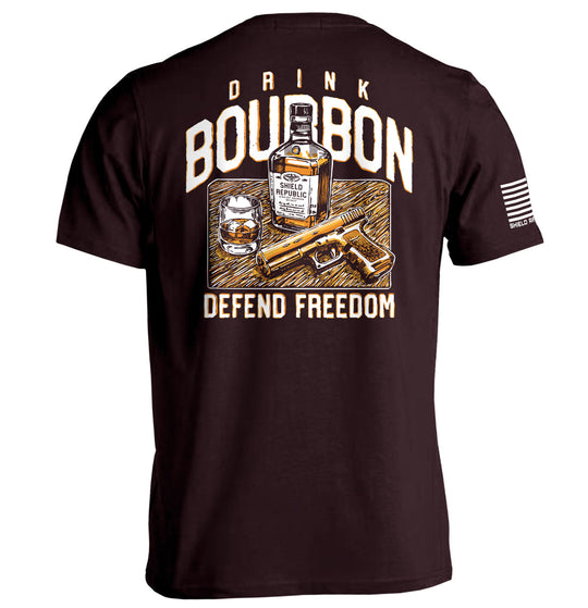 Drink Bourbon Defend Freedom Shirts