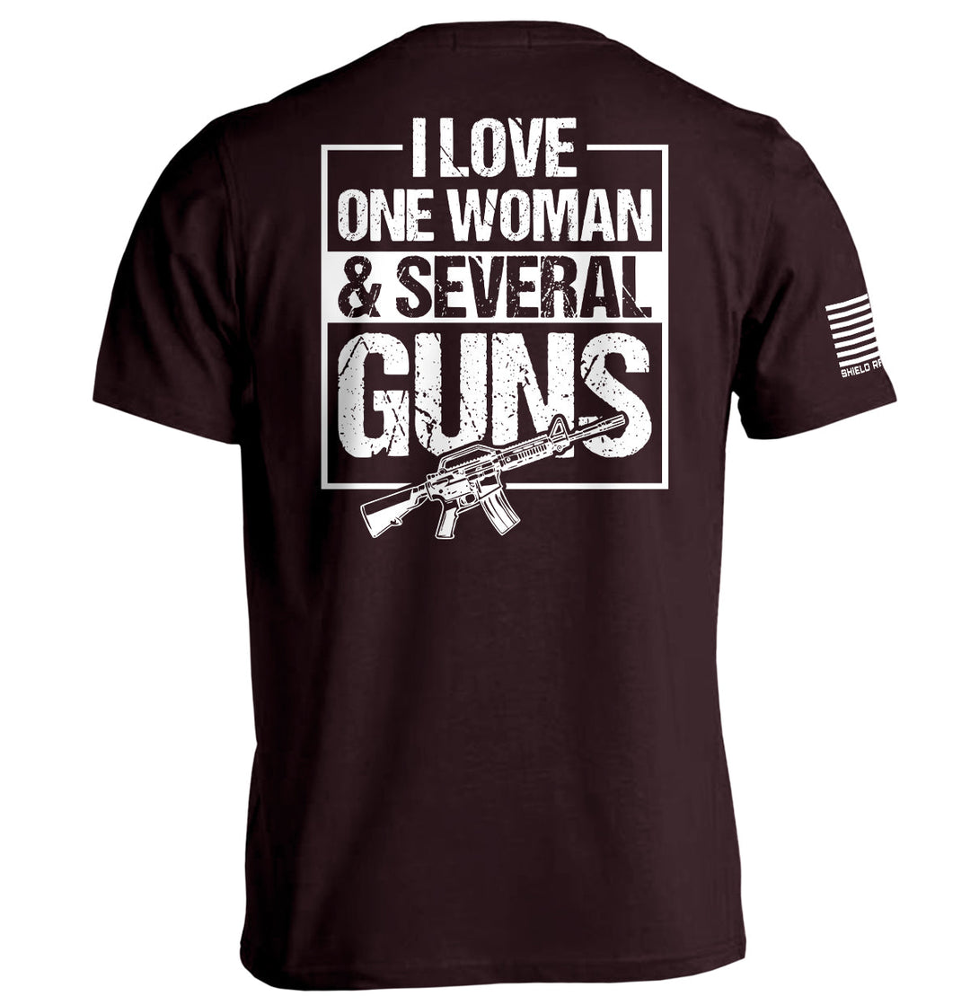 I Love One Woman & Several Guns Shirts