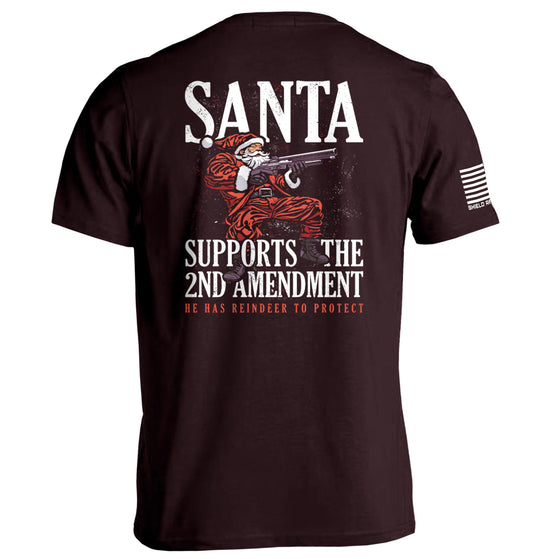 Santa Supports the 2nd Amendment Shirts